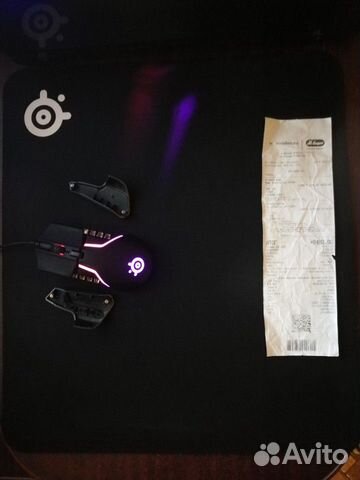 Мышь SteelSeries rival 600 + игровой коврик 40/45