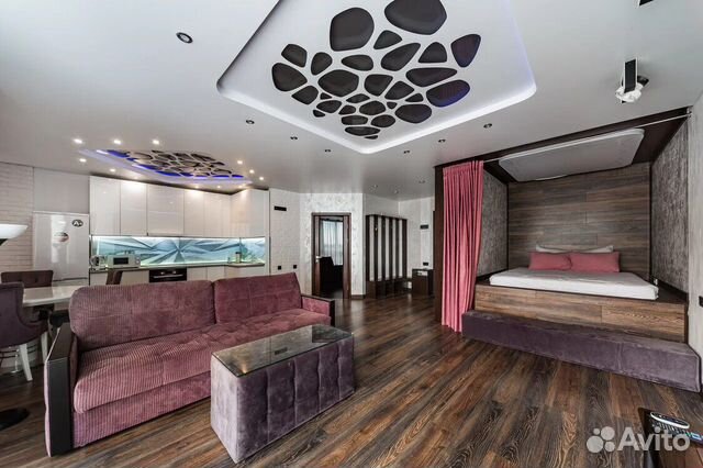 

Квартира-студия, 57 м², 2 кровати