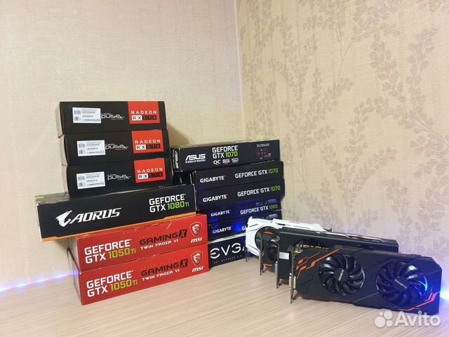 Видеокарты GTX 1060 1070 1070TI 1080 1080TI