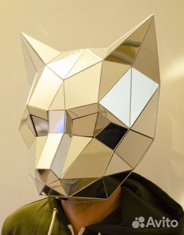 Зеркальная Маска Кошка