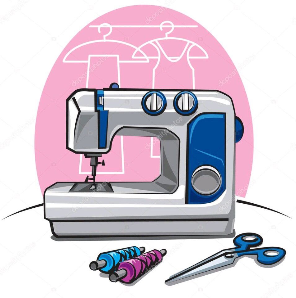 Швейная машина мультяшная