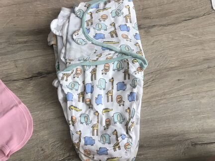 Пеленки SwaddleMe + кокон на молнии