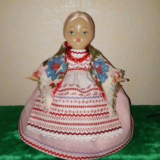 Паричковая кукла СССР грелка на чайник