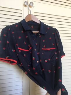 Блуза шелковая М новая