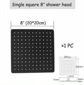 Душевая лейка (тропический душ); сливная пробка