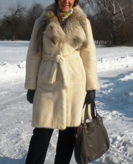 Норковая шуба Saga Mink р.46 Греция
