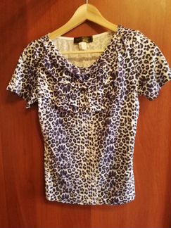 Блузка леопардовая