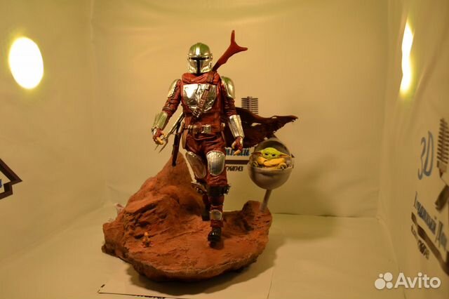 Мандалорец, диорама star wars