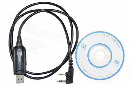 Кабель + Диск для Baofeng UV-5R 888s UV-9R UV-XR