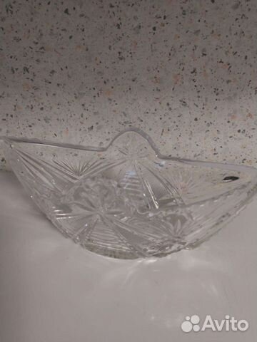 Салатник хрустальный