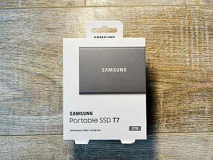 Samsung SSD T7 2Tb - новый