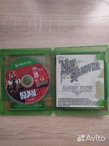 Диск Red Dead Redemption 2 (RDR2, xbox ONE)