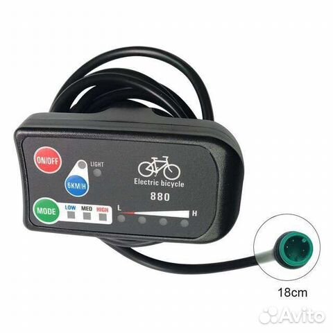 Дисплей Led 880 для электровелосипеда