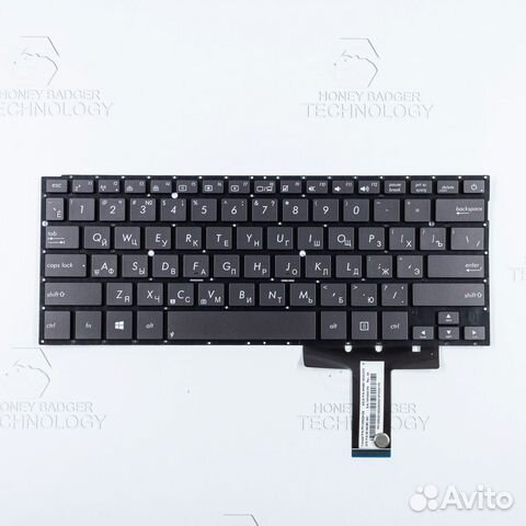 Клавиатура Asus UX31A, U38D черная без рамки