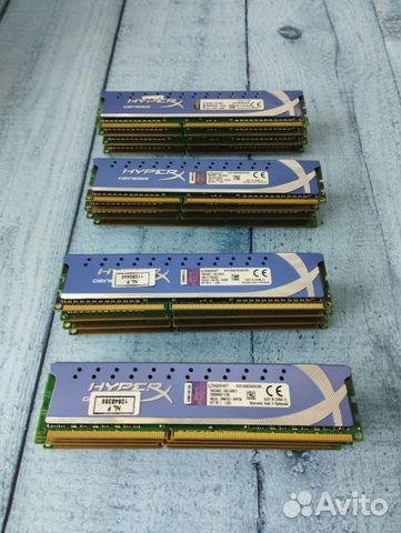 Комплекты 16 гб (4шт по 4гб ддр3 1600Mhz) Hyper X