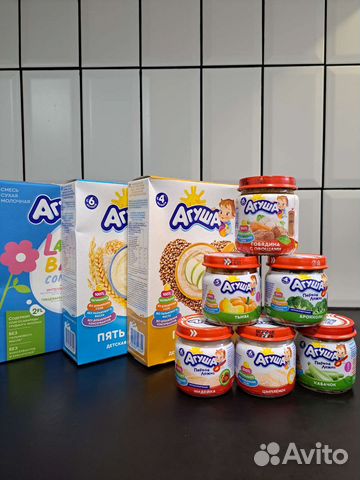 Детская смесь молочная агуша питание пюре каши