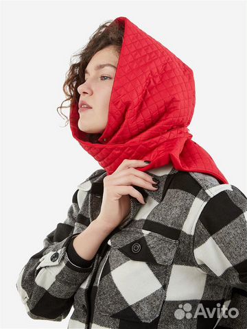 Платок стёганный тёплый