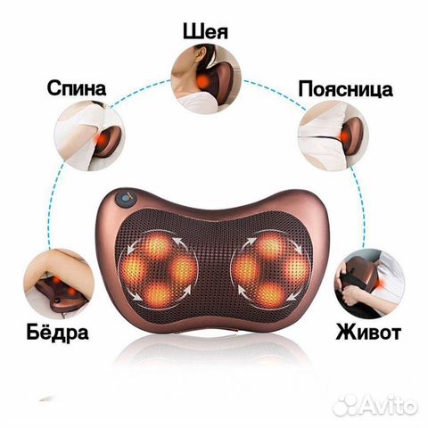 Массажер электрический 8 роликов (абсолютно новый)