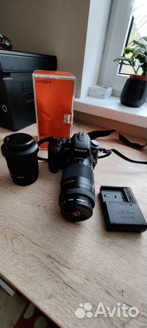 Ф/аппарат sony a350(2объек+вспышка sony HVL-F36AM)