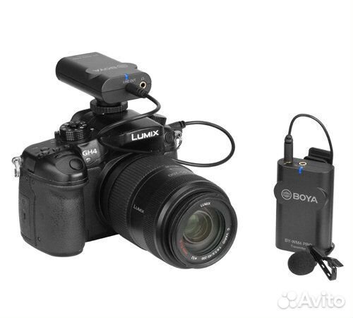 BY-WM4 PRO беспроводный микрофон петличка