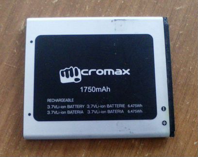 Аккумулятор (акб, батарея) Micromax