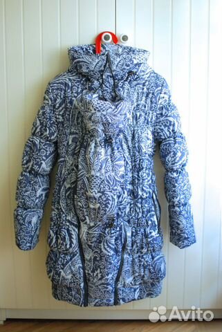 Тёплая зимняя слингокуртка, размер M-L