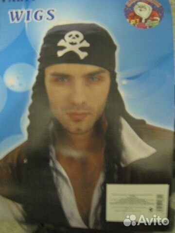 Парик+бандана пирата