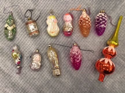 Ёлочные игрушки СССР