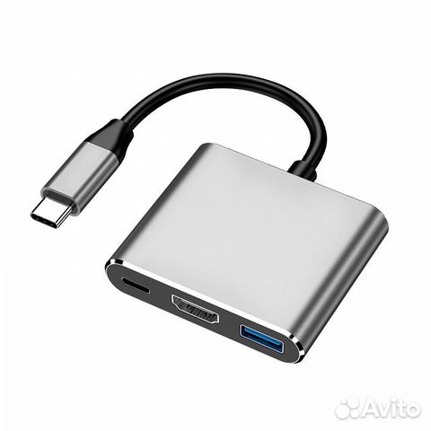 Адаптер USB Type-C hdmi для ноутбука телефона