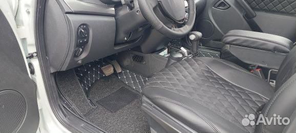 3D коврики из экокожи для LADA Kalina