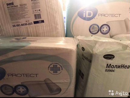 Пеленки 60 90 и другие средства по уходу. Доставка