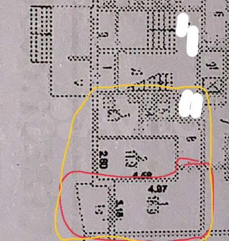 Комната 16,9 м² в 2-к., 1/9 эт.
