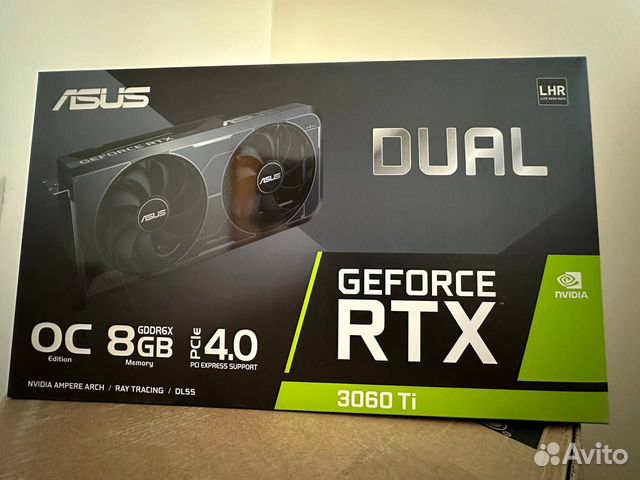 Видеокарта Asus GeForce RTX 3060Ti dual 8GB OC GDD