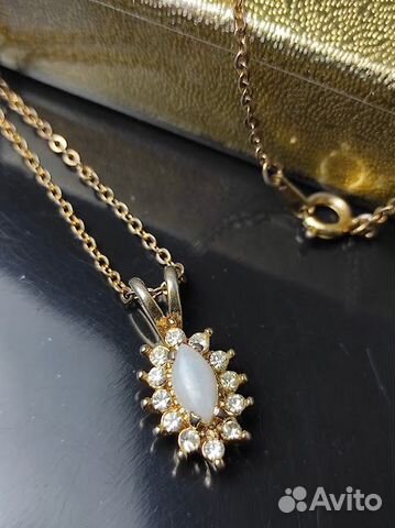 Подвеска с цепочкой американский винтаж