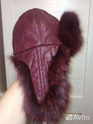 Шапка ушанка женская