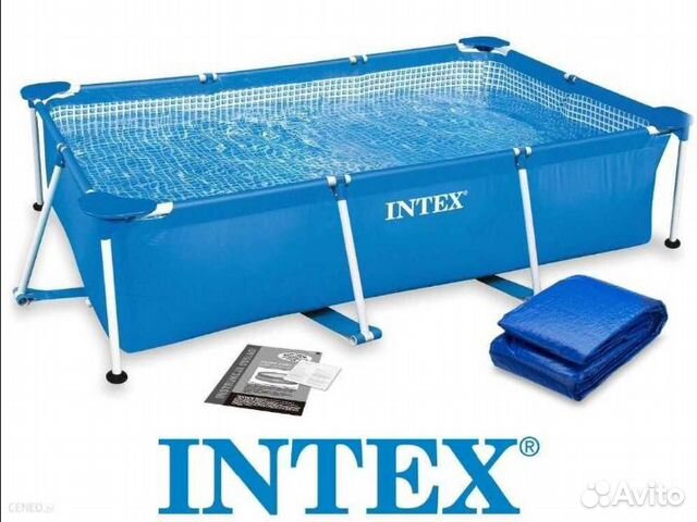 Каркасный бacceйн intex 300X200X75
