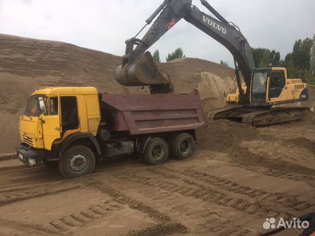 Песок щебень доставка