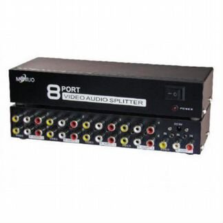 Сплиттер делитель AV сигнала 8 порт