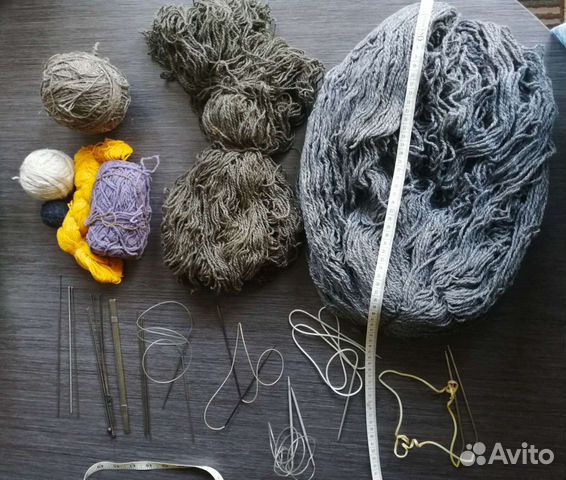Пряжа нитки для вязания спицы