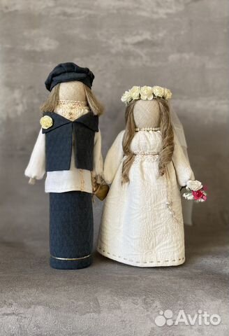 Народные куклы «Неразлучники» подарок на свадьбу