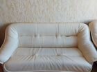 Кожаный диван и 2 кожаных кресла объявление продам