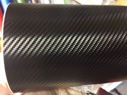 Виниловая пленка - карбон черный