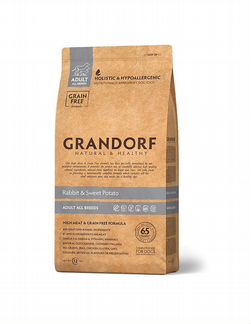 Сухой корм для собак Grandorf Кролик/Батат, 3 кг