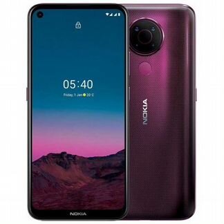 Телефон Nokia 5.4 6/64 гб RU, пурпурный