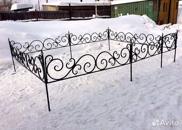 Ритуальные оградки Ограда Р91 купить по низкой цене от Кузнецъ