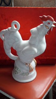 Штоф Петух СССР Фарфоровая статуэтка