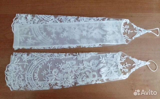 Перчатки свадебные