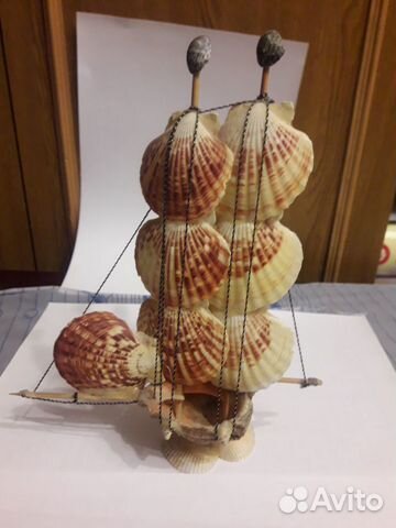 Корабль из раковин