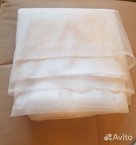 Тюль в готовом виде новый