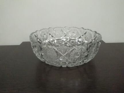 Ваза хрустальная